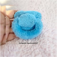 Blue Fluffy adult pacifier