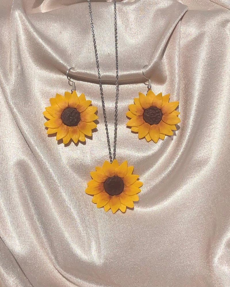 Image of Sunflower earrings