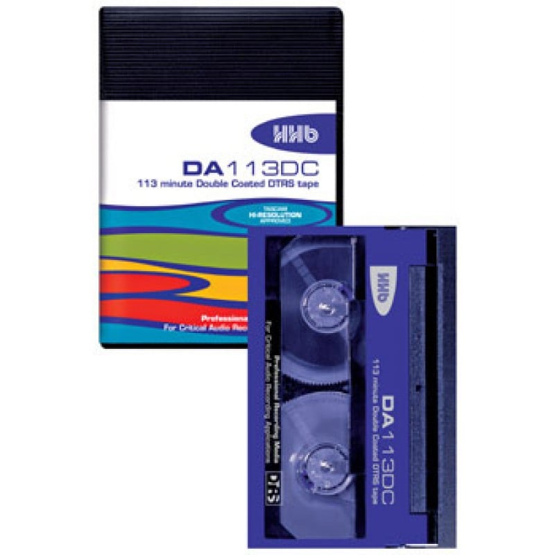 Image of HHB DA113DC 113 Minute Tascam Approved DTRS Tape in an Album Case (10 Pack)