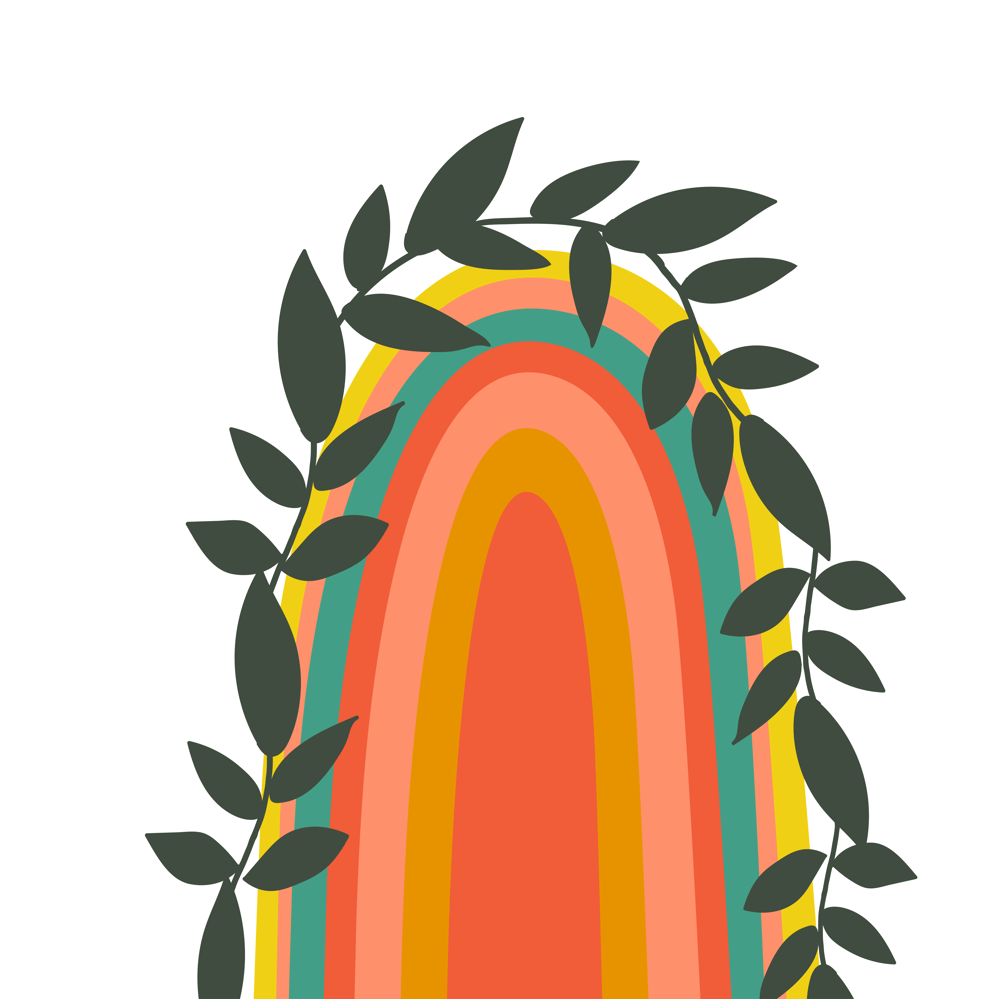 Image of Blooming Rainbow no.2 - ABJ x BreatheLiveExplore