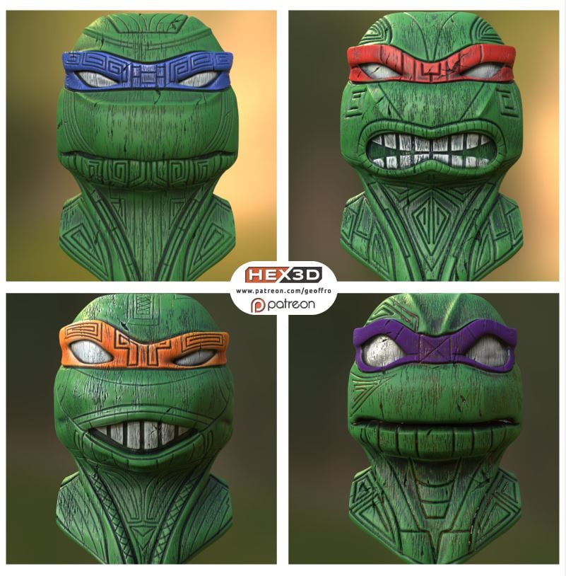 Tiki - TMNT 4 Pack