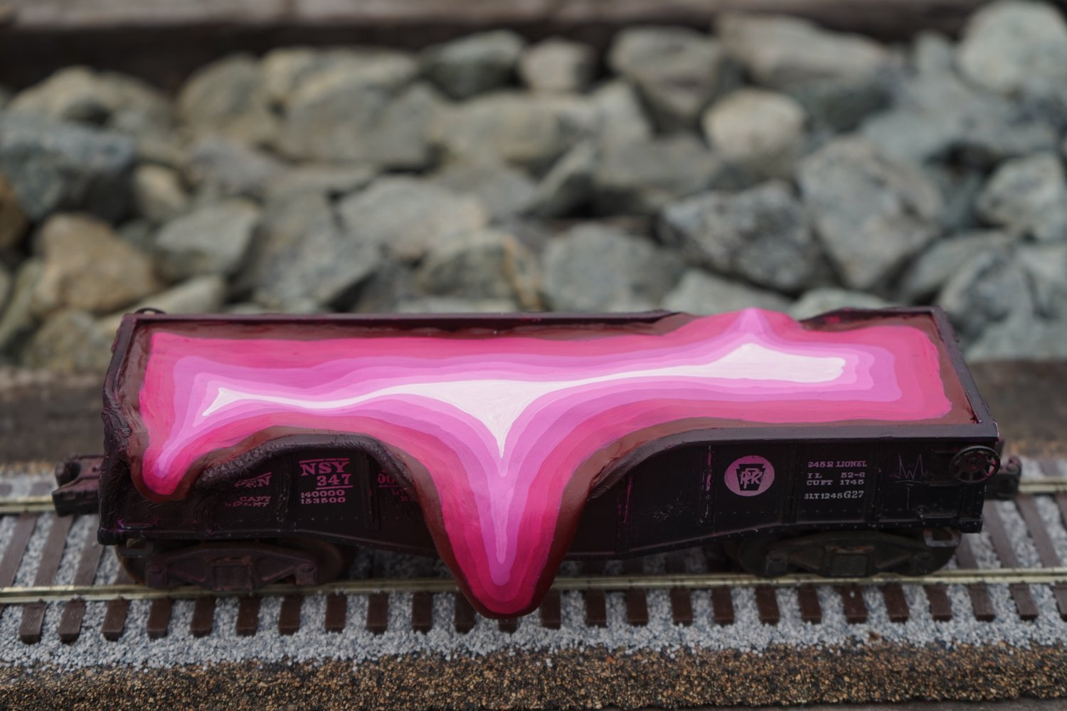 Image of Neon Ooze Car #1 pink