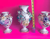 Image 1 of Rockingham Derby Vases /set