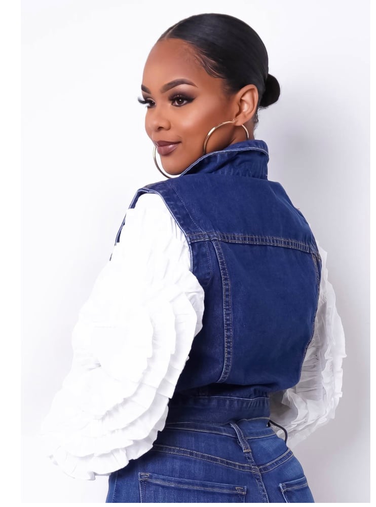 Image of Camel Denim Jacket 