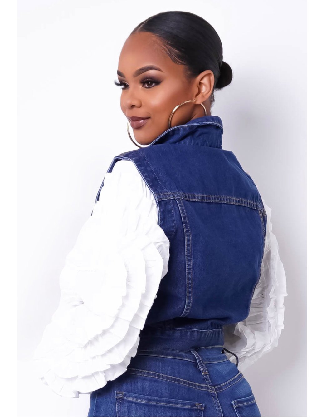 Image of Camel Denim Jacket 