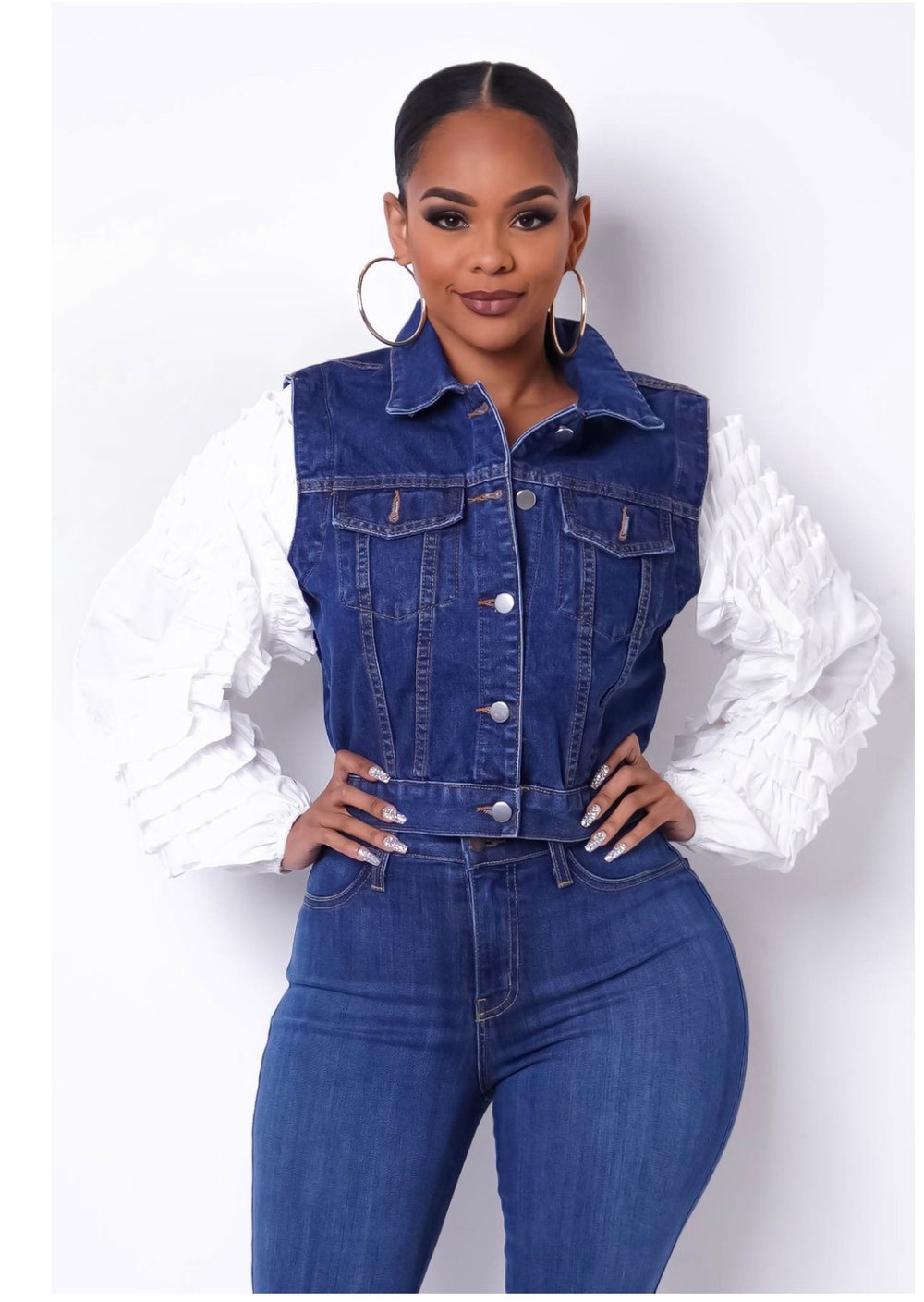 Image of Camel Denim Jacket 