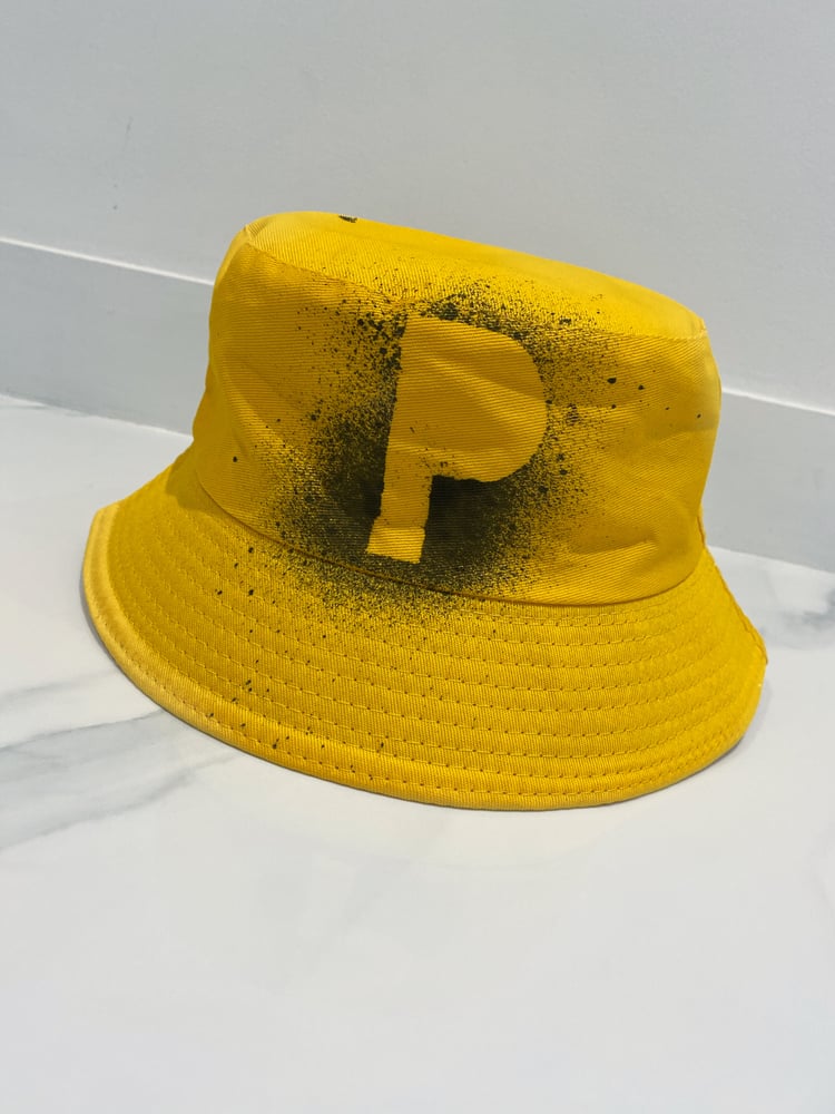Image of Initial Bucket Hat Yellow