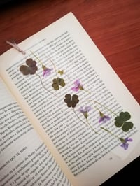 Marca páginas floral