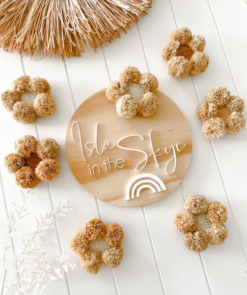 Image of RAFFIA BLOOMS * SOLD OUT *