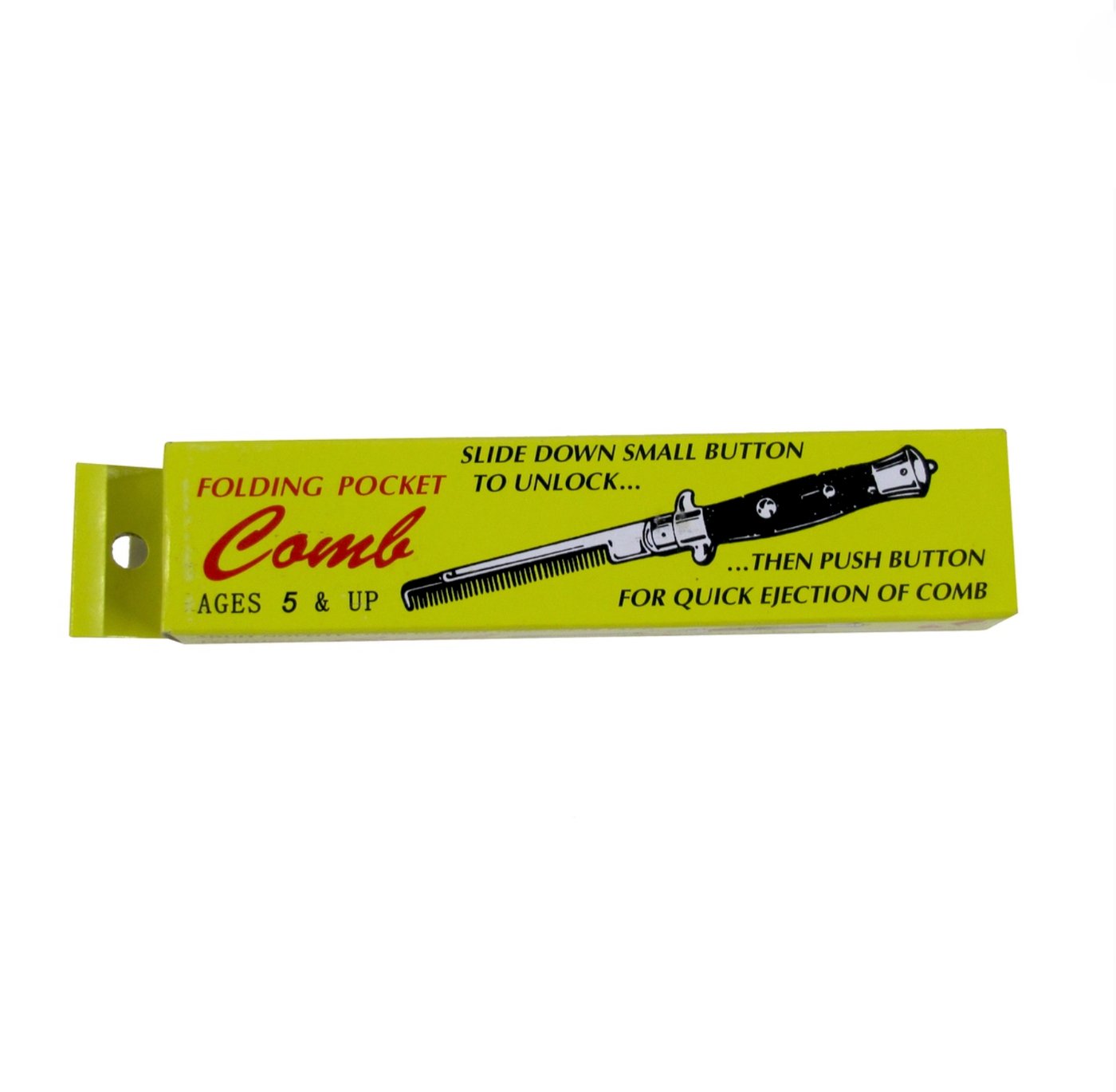Novelty Greaser Folding Switchblade Hair Comb. | The Outsiders House Museum