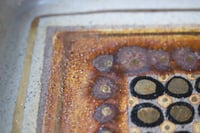 Image 3 of Pelletier Ceramic Vide-Poche or Decorative Dish in Off-White and Gold