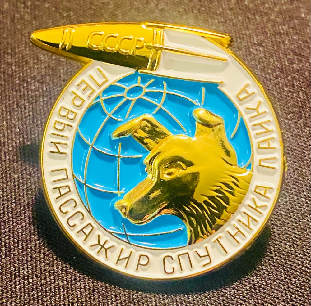 Image of Laika Commemorative Lapel Pin