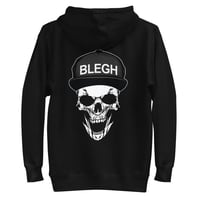 Image 1 of BLEGH HAT SKULL HOODIE