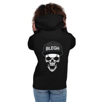 Image 5 of BLEGH HAT SKULL HOODIE