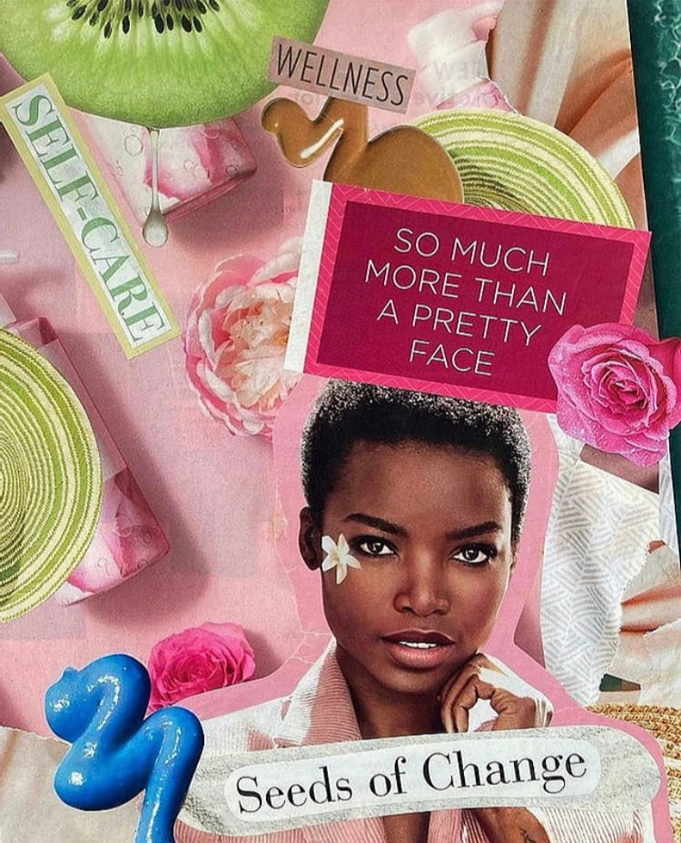 Image of Wellness | Original Handcut Collage, 1 of 1