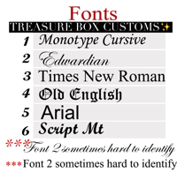 Image 2 of Name Bar Single Item or Set