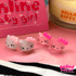 Kawaii Kitty Stud Earrings - 2 Pairs Image 2