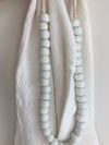 Beads for your home - white glass large