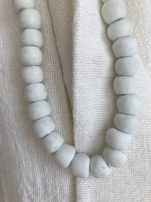 Image of Beads for your home - white glass large