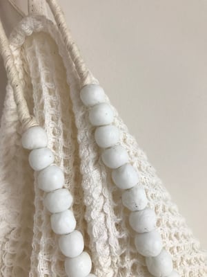 Image of Beads for your home - white glass