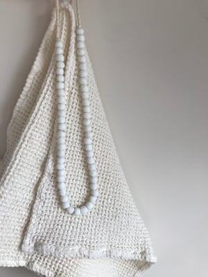 Image of Beads for your home - white glass