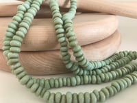 Image 1 of Sea Green Glass Beads - small