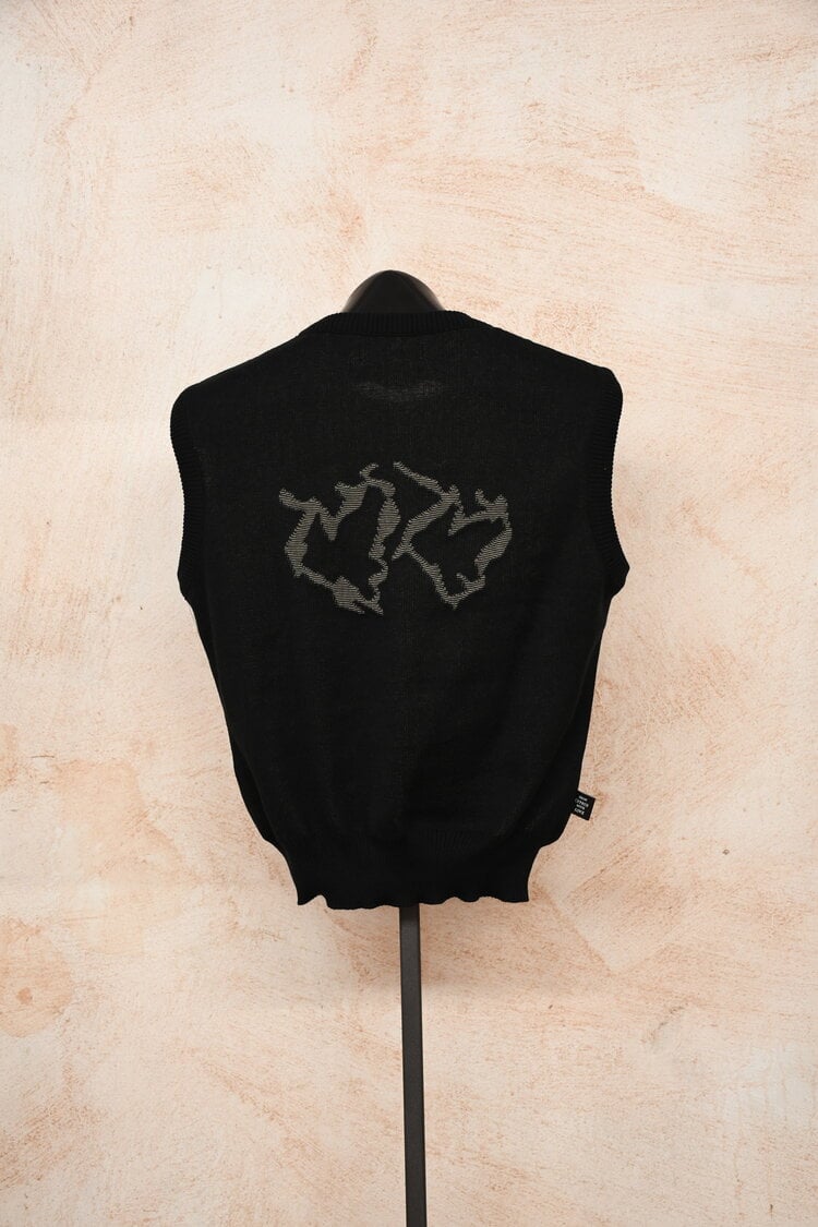 LOGO VEST - Black