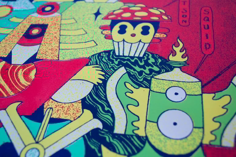 Eurosonic 2020 at Vera // Screenprinted Gig poster Image 4