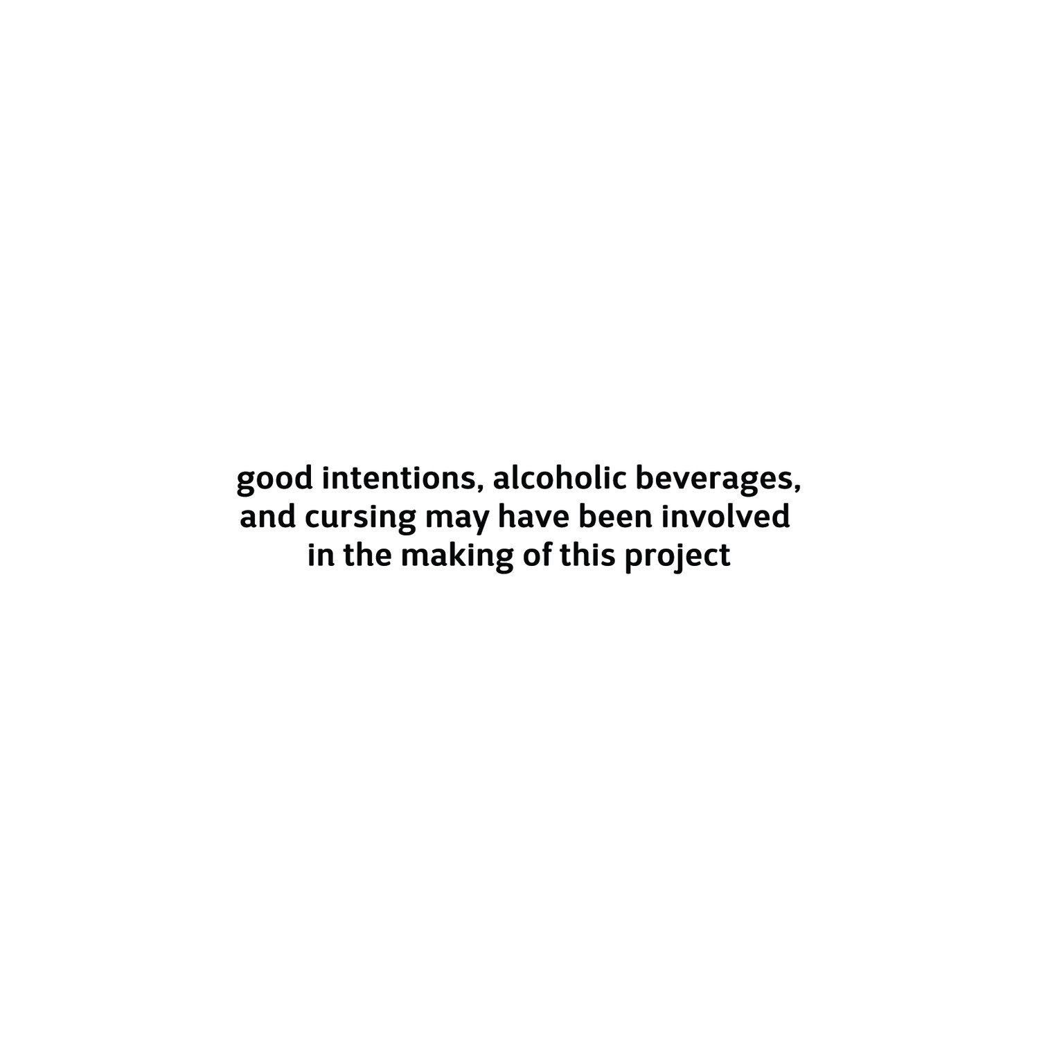 Image of Good Intentions