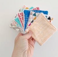 Image 3 of Luxury Cotton Reusable Face Wipes 7 pack
