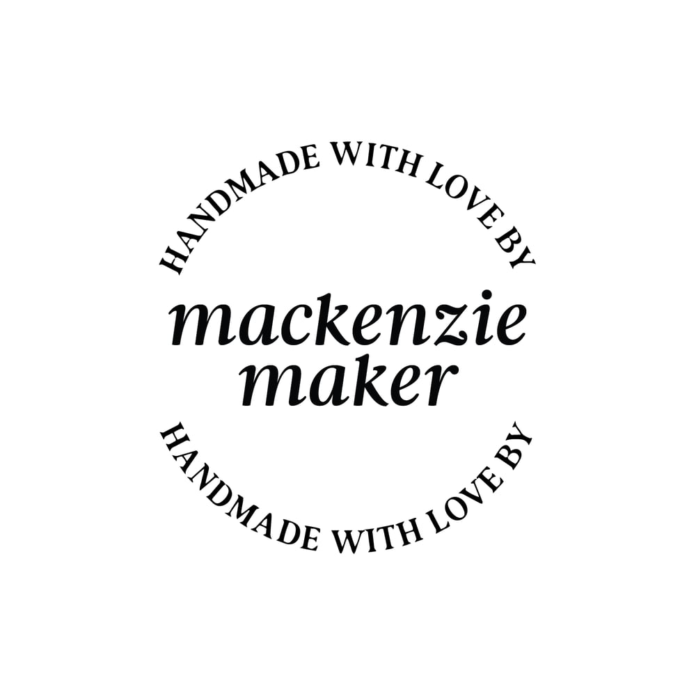 Image of Round Handmade with Love by italic