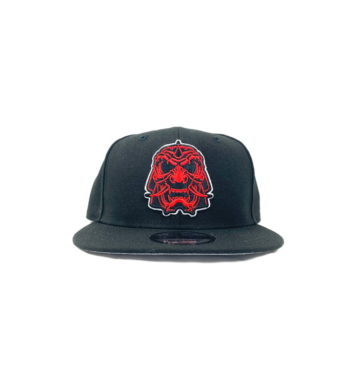 Image of 2520 X NEW ERA SENSHI AKA "THE WARRIOR" 9 FIFTY SNAPBACK -BLACK/SCARLET