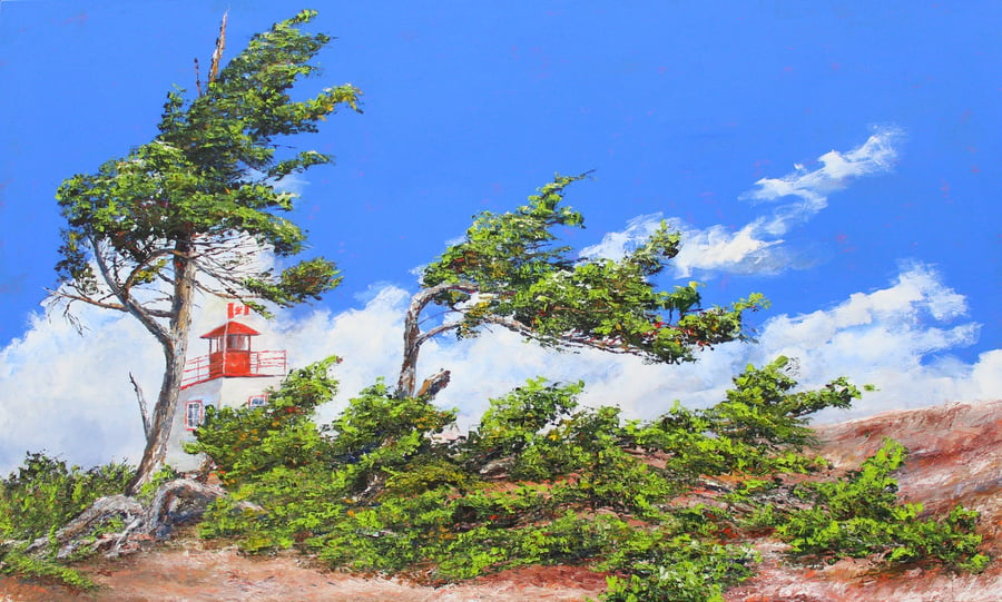 Image of - Brebeuf Island Lighthouse -