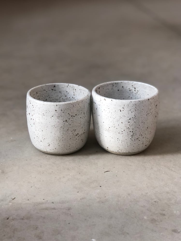 handleless espresso cups - set of two | sjc studio