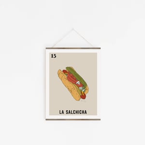 Image of 'La Salchicha' Print