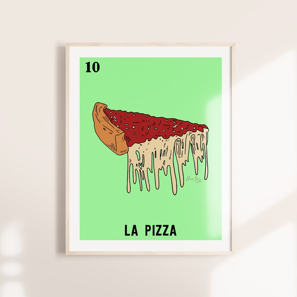 Image of 'La Pizza' Print
