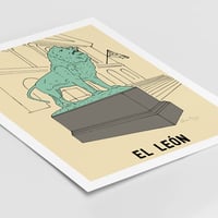Image 3 of 'El Leon' Print