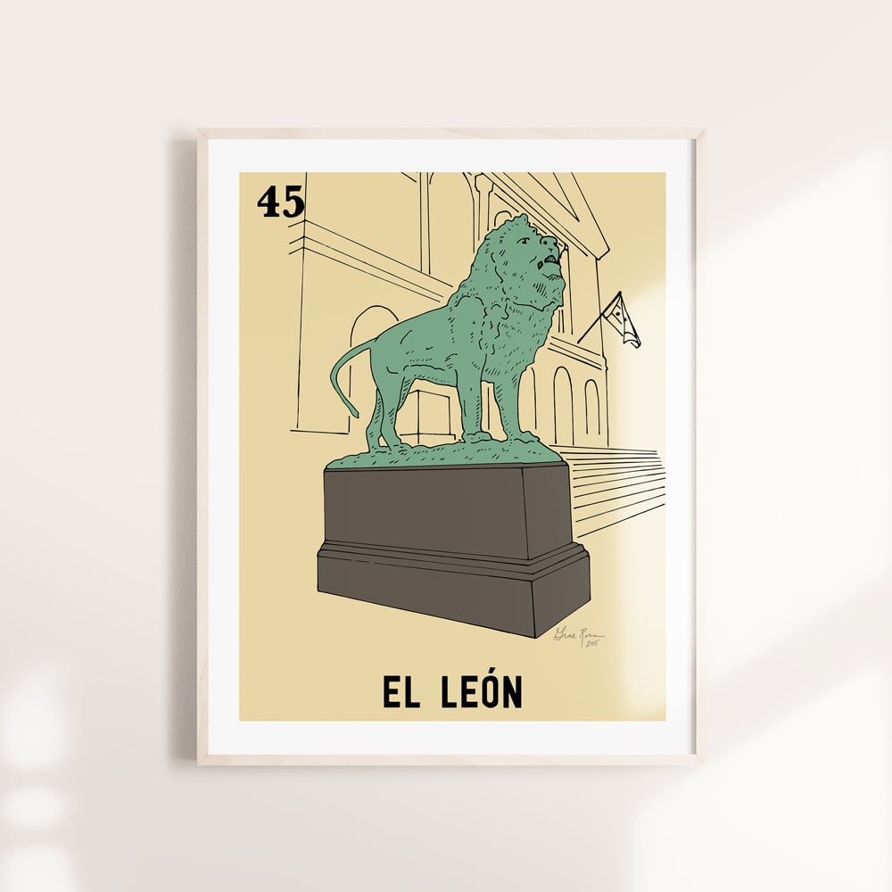 Image of 'El Leon' Print