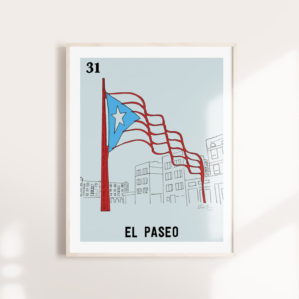 Image of 'El Paseo' Print