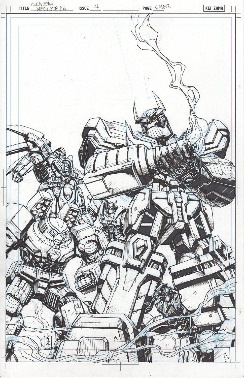 Avengers: Mech Strike #4 cover