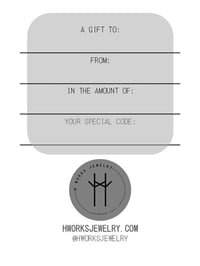 Image 1 of H Works Jewelry Gift Certificate