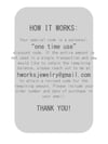 H Works Jewelry Gift Certificate