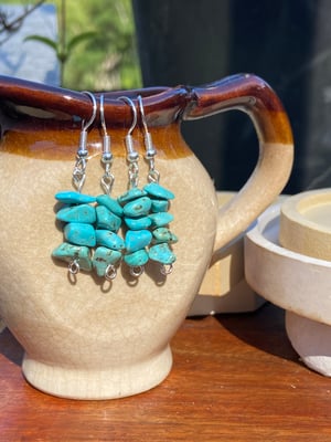 Image of Turquoise Dangle Earrings