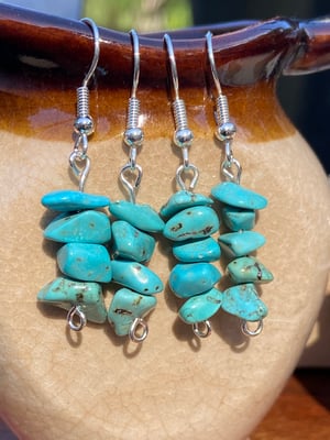 Image of Turquoise Dangle Earrings