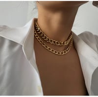 Two Layer Gold Choker