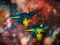 Image 2 of Dinosaur earrings! Yabba Dabba Yaaaaas! 