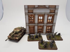 Image of Ruined Bank and Apartment