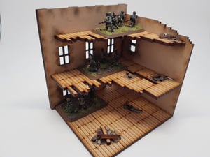 Image of Ruined Bank and Apartment