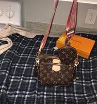 Monogram Multi Pochette Accessories Rose Clair