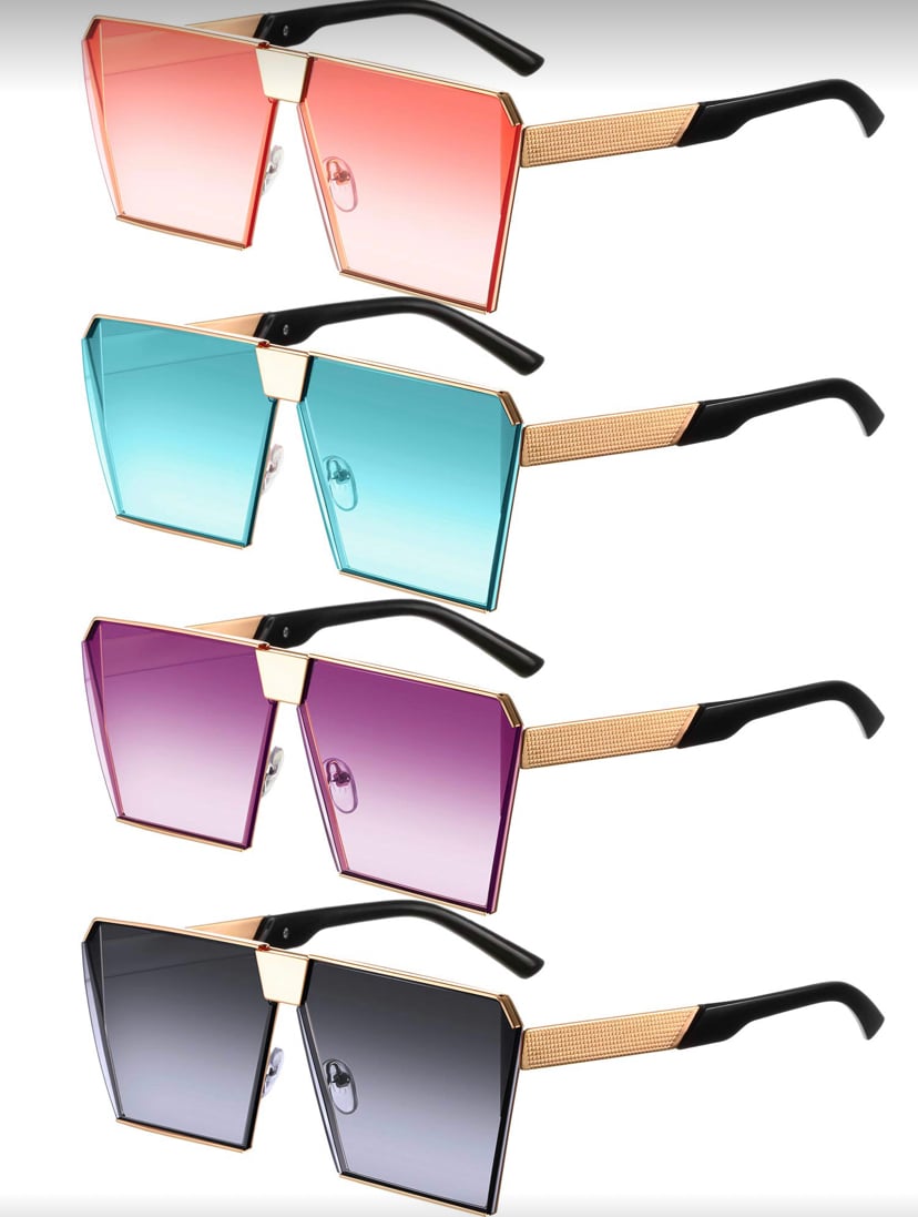 Image of Vintage Square unisex Sunglasses 